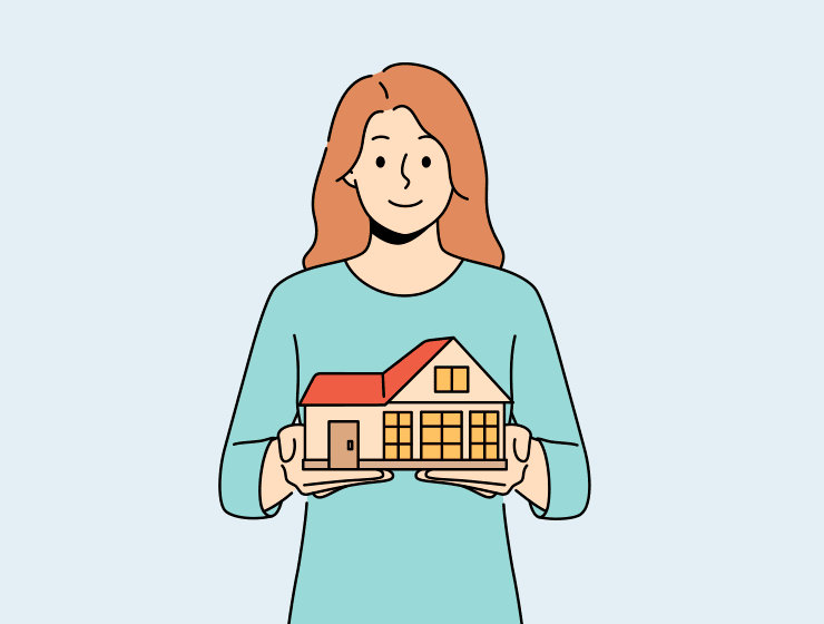 New Home Journey Illustration New Home Journey Illustration